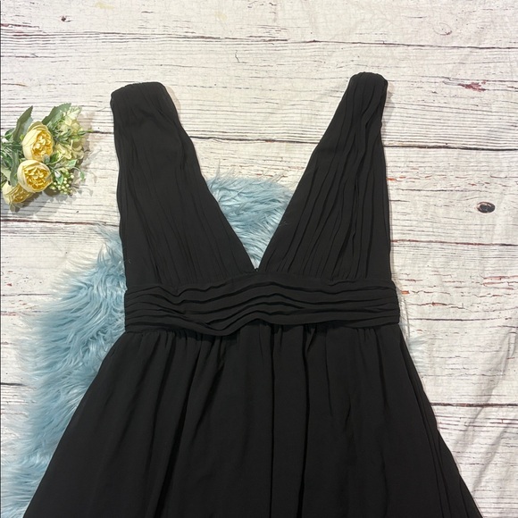 NWOT Lulus Heavenly Hues Black Maxi Dress - Picture 8 of 8
